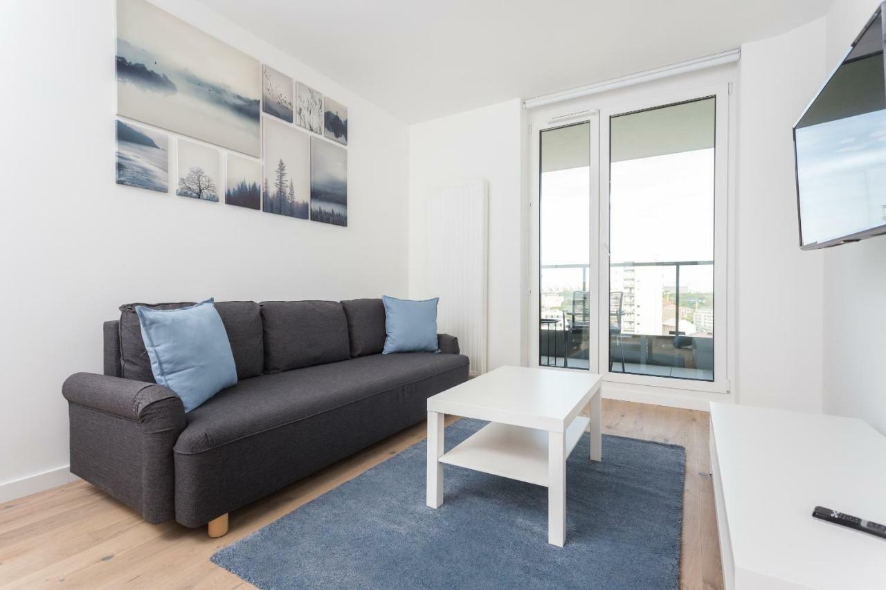 Mogilska Tower Apartments Near Tauron Arena By Inpoint - Free Underground Parking Krakow Bagian luar foto